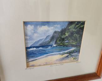 Hanakua Mist - Kona - Artist Linquist - Watercolor