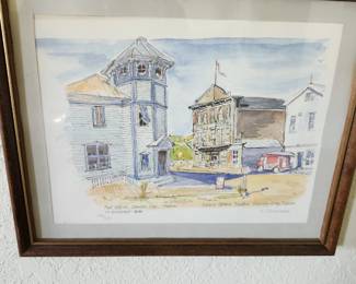 M. Plommer - Post Office and Palace Grand - Dawson City Yukon