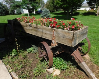 Iron Wheel Box Wagon