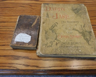Collectible Books, "The Works" By Ben Franklin, Copy Write 1838, and "Daddy Jake" The Runaway, By Uncle Remus Copy Write 1889