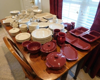 Longaberger Traditions Paprika Pottery