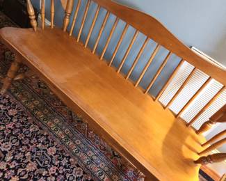 Vintage Maple Bench 