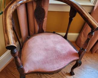 Antique Bentwood Barrel Armchair 