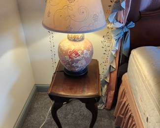 Two Fold down Side Tables - Asian Lamps