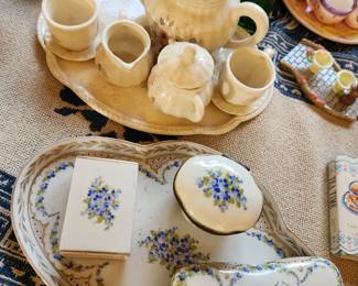 Miniature Tea Set and Vintage Set 