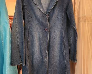 Vintage Denim Coats, Pants, and Skirts 