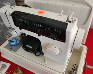 J. C. Penny Sewing Machine in Portable Case 