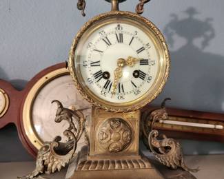 Antique Gargoyle Clock