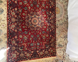Antique Persian rug 120 years old.