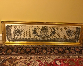 Silver threading. Persian Antique