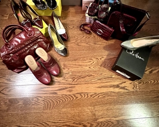 Ralph Lauren, Cole Haan, Brighton, Keds, 
Stuart Weitzman many designer names 