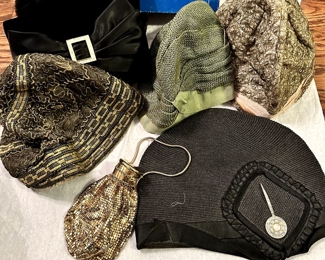 1950's hats, Whiting and Davis, Hat Pins 