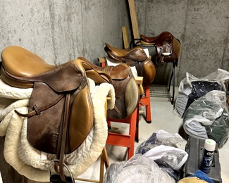 Four English Riding Saddles (Very good condition) 