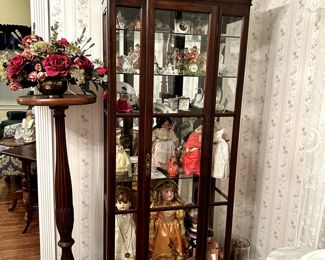 Curio Cabinet Repro-Ethan Allen - 12 Panel  