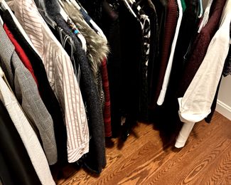 The designer clothing, purses, and shoes are a must see for anyone who is a fashionista!!&nbsp;So many items that are brand new!!&nbsp;&nbsp;Designer names: Armani, Ann Taylor, Chaus, Dana & Karen. St. John, Talbots, Kay Unger, Eric Stewart, Chico's, Debra Laws, Ann Taylor Loft, Ll Bean, Nordstrom, Gianni, INC., Trilogy, Jones NY, Tessera, Cache, Tahari, Al Fan, Kate Hill, Adrienne Vittadini, and many other designer names.