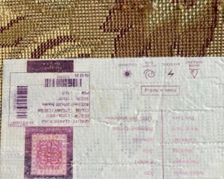 Cherry/Cream Agra 10ft. x 10ft. Rug. (Clean!)