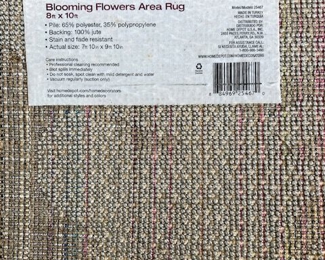 Large 8ft. x 10ft. Area Rug. Top Condition.