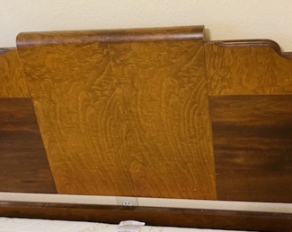 Antique Art Deco Waterfall Bed,