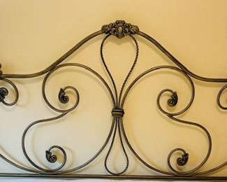 Iron Queen Headboard and Frame.