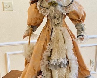 Large Victorian Porcelain Doll.