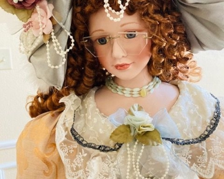 Large Victorian Porcelain Doll.