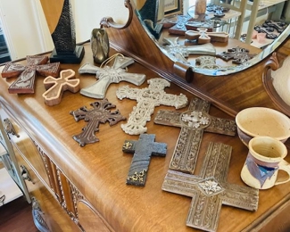 Large Collection of Decorative Crosses.