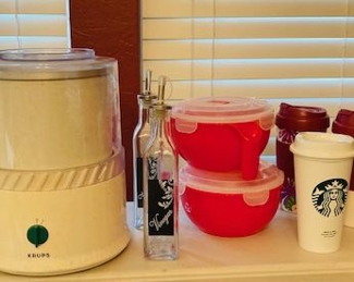 Krups One Quart Automatic Ice Cream Maker.