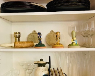 Selection of Glassware.