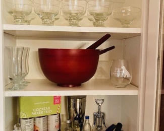 Selection of Glassware.