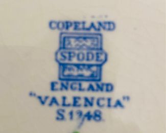 Vintage Copeland Spode Valencia China Set. 87 pc.