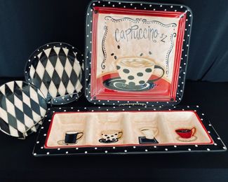 Certified International Platter Decorative Serving Pieces.