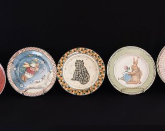 Sakura Debbie Mumm Plates. Each Plate Has a Separate Set.