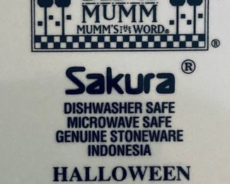 Sakura Debbie Mumm Plates. Each Plate Has a Separate Set.