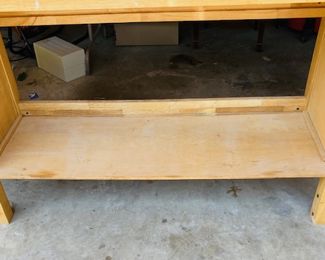 Craftsman Adjustable Workbench. Solid Wood. W 9 1/2 Ft. x H 3 Ft. x D 19 1/2".