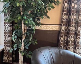 Silk Tree in Ceramic Pot