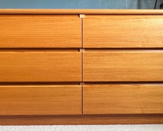 Copenhagen Teak 6-Drawer Dresser