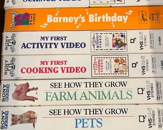 VHS Barney, See How they Grow, Dr. Suess
