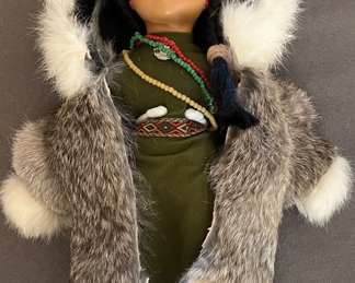Alaskan Girl in Fur Coat