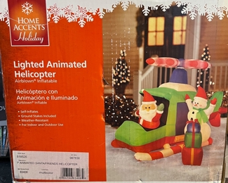 Lighted Animated Helipcopter