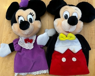 Mickey and Minnie Hand Puppets