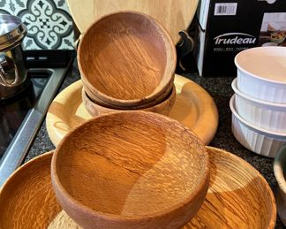 Wood Salad Bowls