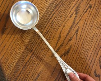 Silver ladle