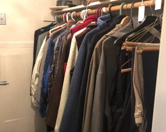 Full closet upstairs