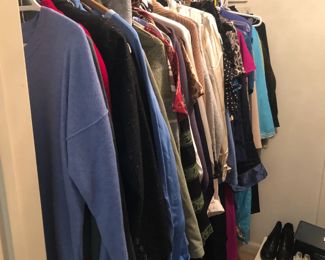 Full closet upstairs