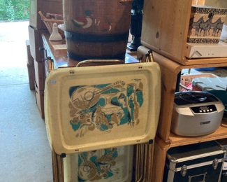 Vintage tv trays