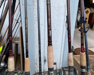 Almost brand new high quality offshore and onshore rods casting and spinning
