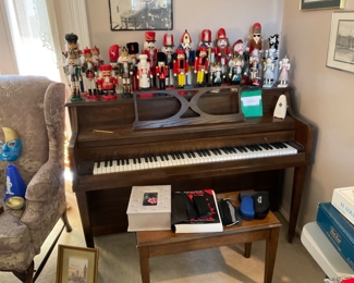 NICE PIANO.  AND NUT CRACKERS