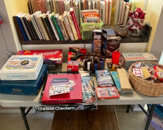 GAMES AND COOK BOOKS