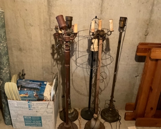 OLD FLOOR LAMPS