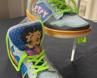 Betty Boop High Tops Size 8
